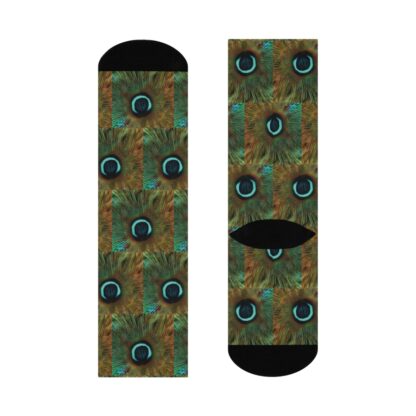 PEACOCK EYE - Cushioned Crew Socks - Image 5