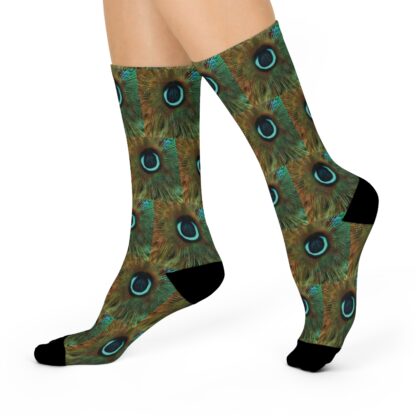 PEACOCK EYE - Cushioned Crew Socks - Image 3