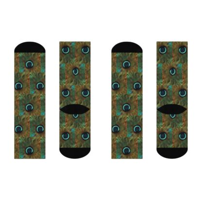 PEACOCK EYE - Cushioned Crew Socks - Image 4