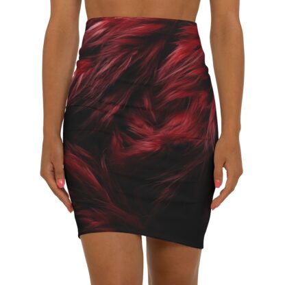 RED FUR - Women's Mini Skirt (AOP) - Image 11