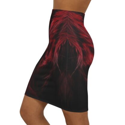 RED FUR - Women's Mini Skirt (AOP) - Image 3