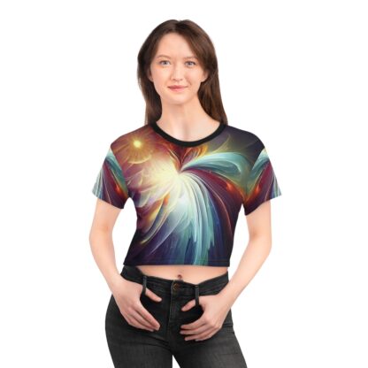 STAR FLOWER  - Crop Tee (AOP) - Image 5