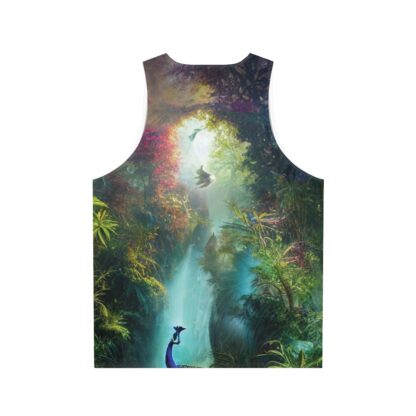 Peacock Sunrise - Unisex Tank Top (AOP) - Image 3