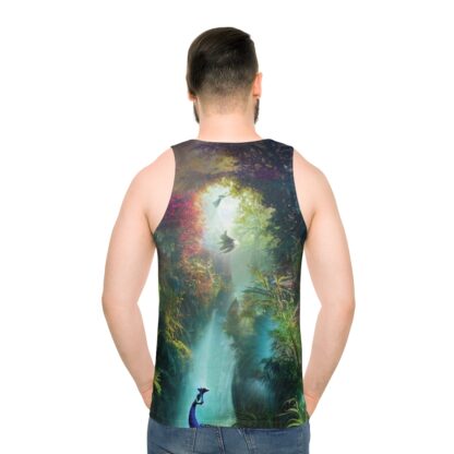 Peacock Sunrise - Unisex Tank Top (AOP) - Image 5