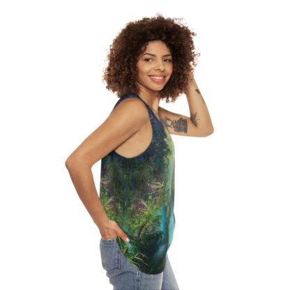 Peacock Sunrise - Unisex Tank Top (AOP) - Image 8