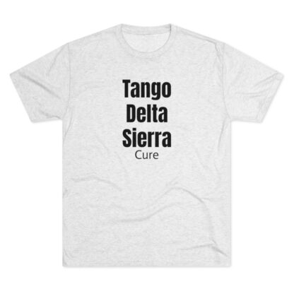 Tango Delta Sierra Cure - Unisex Tri-Blend Crew Tee - Image 5