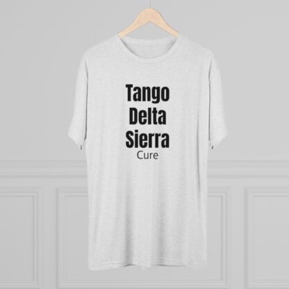 Tango Delta Sierra Cure - Unisex Tri-Blend Crew Tee - Image 8