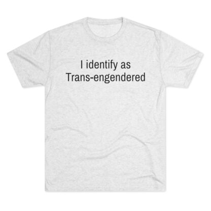 i identify - Unisex Tri-Blend Crew Tee - Image 5