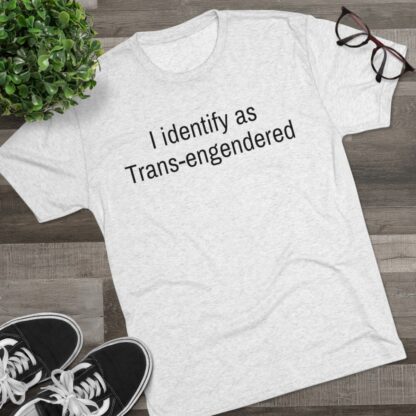 i identify - Unisex Tri-Blend Crew Tee - Image 7