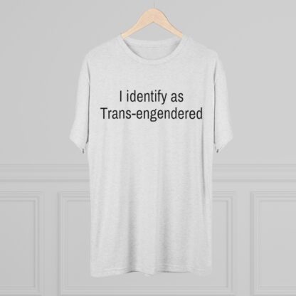 i identify - Unisex Tri-Blend Crew Tee - Image 8