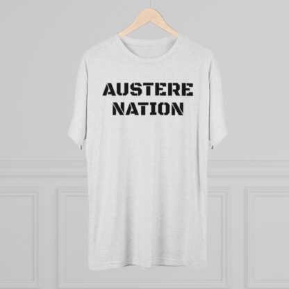 AUSTERE NATION - Unisex Tri-Blend Crew Tee - Image 8