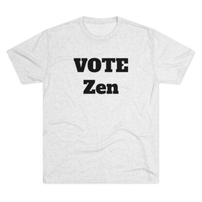 VOTE Zen - Unisex Tri-Blend Crew Tee - Image 5