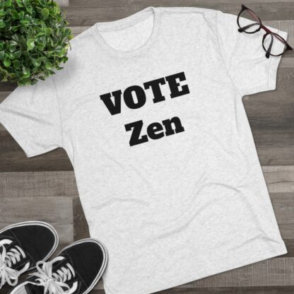 VOTE Zen - Unisex Tri-Blend Crew Tee - Image 7