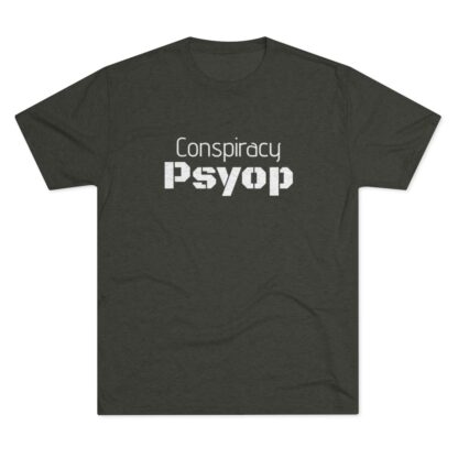 Conspiracy Psyop  - Unisex Tri-Blend Crew Tee - Image 9