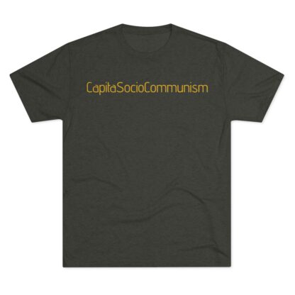 CapitaSocioCommunism - Unisex Tri-Blend Crew Tee - Image 13