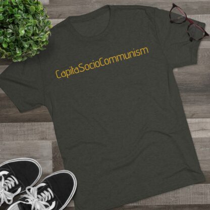 CapitaSocioCommunism - Unisex Tri-Blend Crew Tee - Image 15