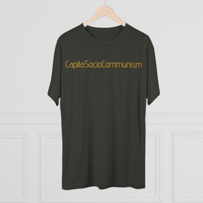 CapitaSocioCommunism - Unisex Tri-Blend Crew Tee - Image 16