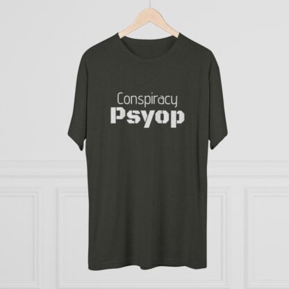 Conspiracy Psyop  - Unisex Tri-Blend Crew Tee - Image 12