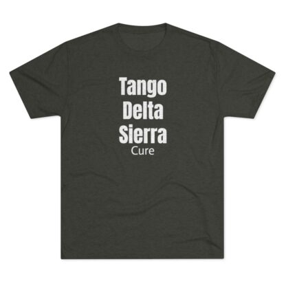 Tango Delta Sierra Cure - Unisex Tri-Blend Crew Tee - Image 13