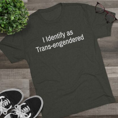 i identify - Unisex Tri-Blend Crew Tee - Image 11