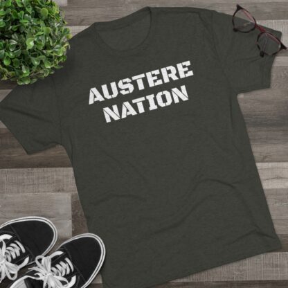 AUSTERE NATION - Unisex Tri-Blend Crew Tee - Image 15