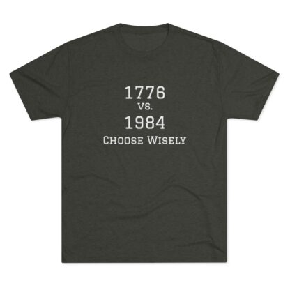 1776 vs 1984 - Unisex Tri-Blend Crew Tee - Image 13