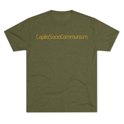 CapitaSocioCommunism - Unisex Tri-Blend Crew Tee - Image 17