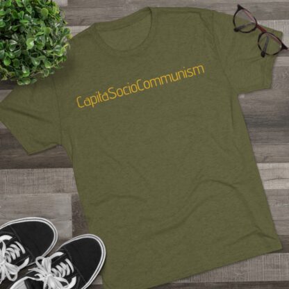 CapitaSocioCommunism - Unisex Tri-Blend Crew Tee - Image 19