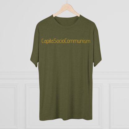 CapitaSocioCommunism - Unisex Tri-Blend Crew Tee - Image 20