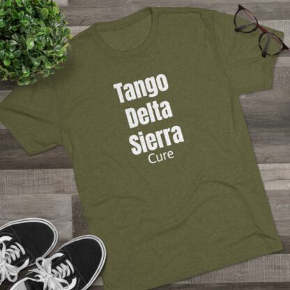 Tango Delta Sierra Cure - Unisex Tri-Blend Crew Tee