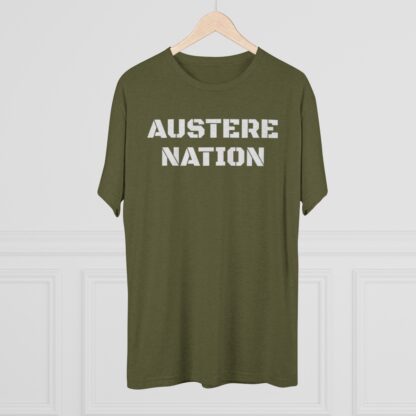 AUSTERE NATION - Unisex Tri-Blend Crew Tee - Image 4