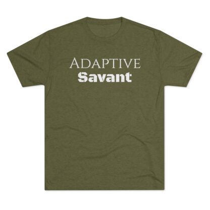 Adaptive Savant - Unisex Tri-Blend Crew Tee - Image 17