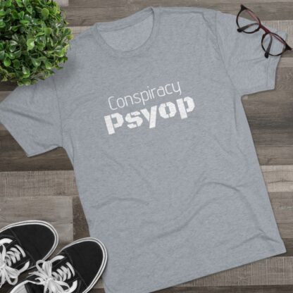 Conspiracy Psyop  - Unisex Tri-Blend Crew Tee - Image 27