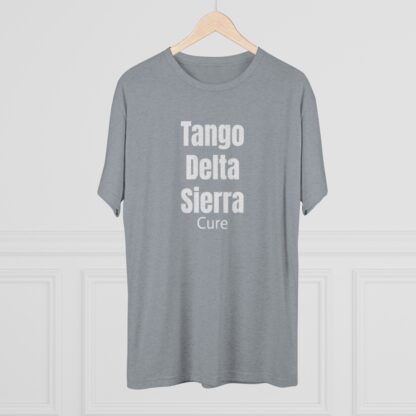 Tango Delta Sierra Cure - Unisex Tri-Blend Crew Tee - Image 28