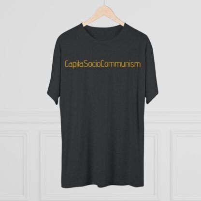 CapitaSocioCommunism - Unisex Tri-Blend Crew Tee - Image 12