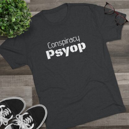 Conspiracy Psyop  - Unisex Tri-Blend Crew Tee