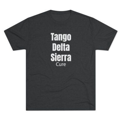 Tango Delta Sierra Cure - Unisex Tri-Blend Crew Tee - Image 9