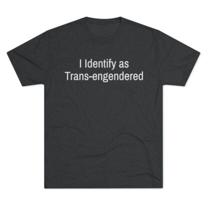 i identify - Unisex Tri-Blend Crew Tee - Image 2