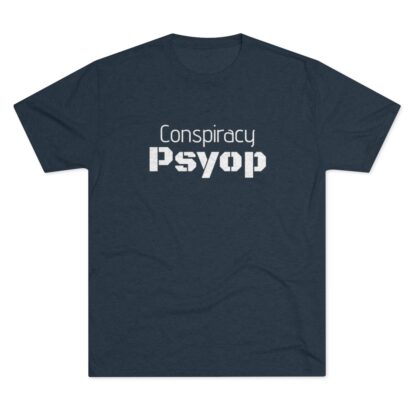 Conspiracy Psyop  - Unisex Tri-Blend Crew Tee - Image 21