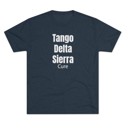 Tango Delta Sierra Cure - Unisex Tri-Blend Crew Tee - Image 21