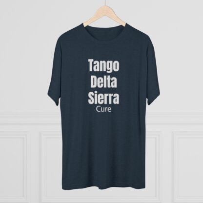 Tango Delta Sierra Cure - Unisex Tri-Blend Crew Tee - Image 24