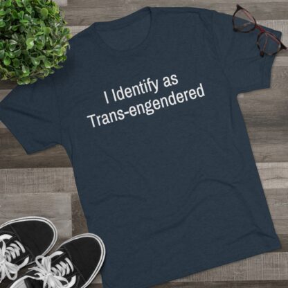 i identify - Unisex Tri-Blend Crew Tee - Image 23