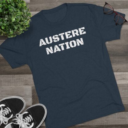 AUSTERE NATION - Unisex Tri-Blend Crew Tee - Image 23