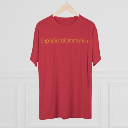 CapitaSocioCommunism - Unisex Tri-Blend Crew Tee - Image 32