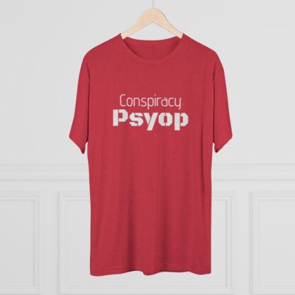 Conspiracy Psyop  - Unisex Tri-Blend Crew Tee - Image 32