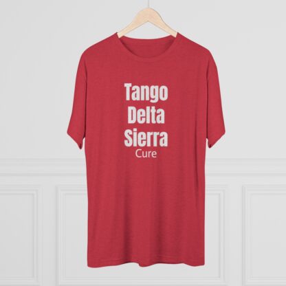 Tango Delta Sierra Cure - Unisex Tri-Blend Crew Tee - Image 32