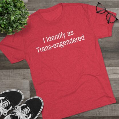 i identify - Unisex Tri-Blend Crew Tee - Image 31