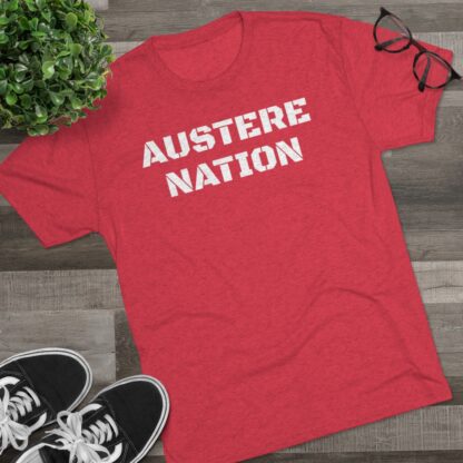 AUSTERE NATION - Unisex Tri-Blend Crew Tee - Image 31