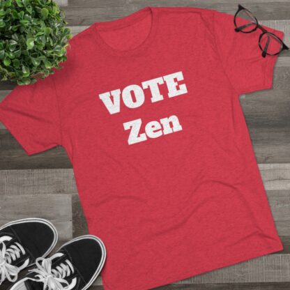 VOTE Zen - Unisex Tri-Blend Crew Tee - Image 31