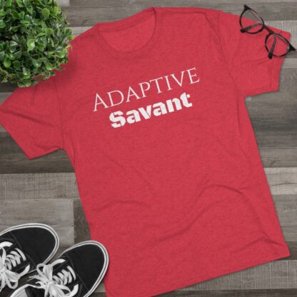 Adaptive Savant - Unisex Tri-Blend Crew Tee - Image 31